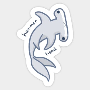 hammerhead shark Sticker